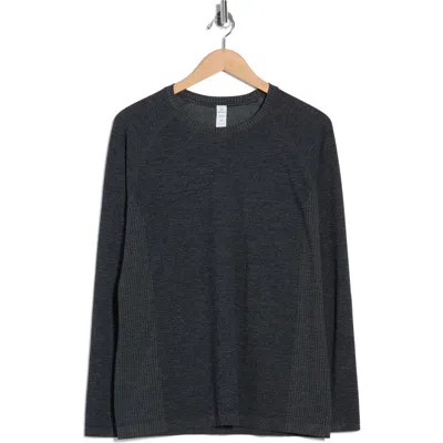 90 Degree By Reflex Seamless Core Flex Long Sleeve T-shirt In Blue