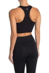 90 Degree By Reflex Seamless Longline Sports Bra In Black