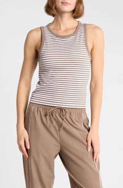 90 Degree By Reflex Seamless Ribbed Striped Tank