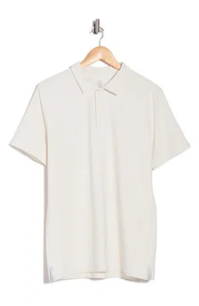 90 Degree By Reflex Short Sleeve Jersey Polo In White