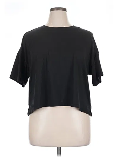 Pre-owned 90 Degree By Reflex Short Sleeve T-shirt In Black