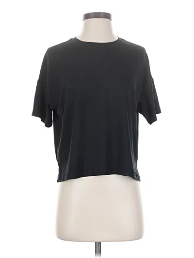 Pre-owned 90 Degree By Reflex Short Sleeve T-shirt In Black