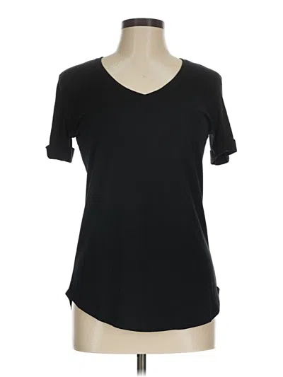Pre-owned 90 Degree By Reflex Short Sleeve T-shirt In Black