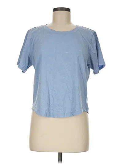 Pre-owned 90 Degree By Reflex Short Sleeve T-shirt In Blue