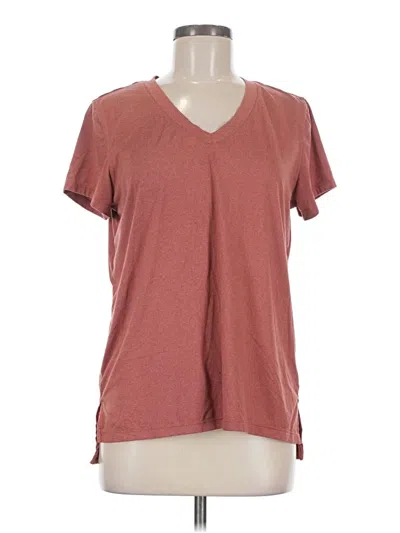 Pre-owned 90 Degree By Reflex Short Sleeve T-shirt In Brown