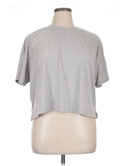 Pre-owned 90 Degree By Reflex Short Sleeve T-shirt In Gray
