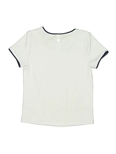 Pre-owned 90 Degree By Reflex Kids' Short Sleeve T-shirt In Ivory