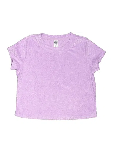 Pre-owned 90 Degree By Reflex Kids' Short Sleeve T-shirt In Purple