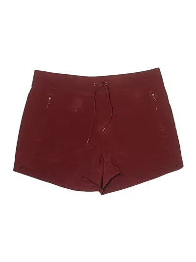 Pre-owned 90 Degree By Reflex Shorts In Burgundy