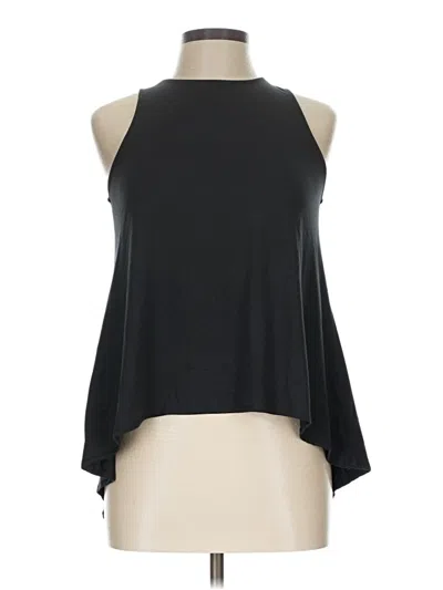Pre-owned 90 Degree By Reflex Sleeveless Blouse In Black