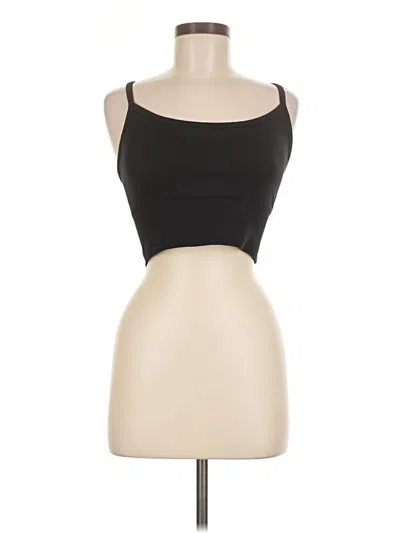 Pre-owned 90 Degree By Reflex Sleeveless Top Black Strapless Neckline Tops