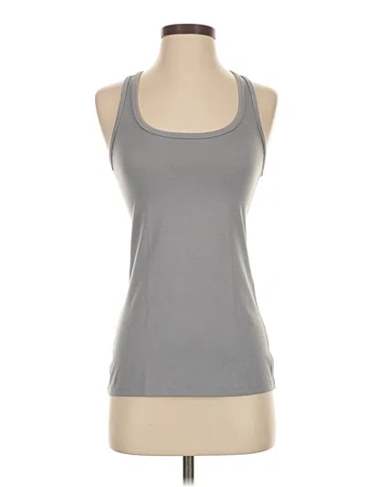 Pre-owned 90 Degree By Reflex Sleeveless Top Gray Halter Neckline Tops