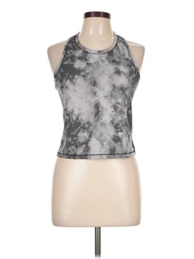 Pre-owned 90 Degree By Reflex Sleeveless Top Gray Halter Neckline Tops