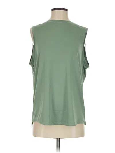 Pre-owned 90 Degree By Reflex Sleeveless T-shirt In Green