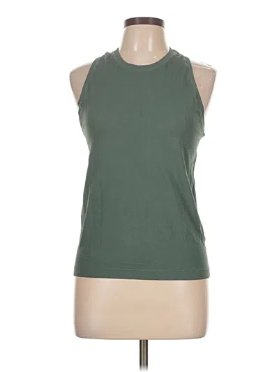 Pre-owned 90 Degree By Reflex Sleeveless T-shirt In Green