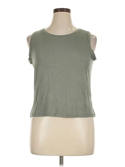 Pre-owned 90 Degree By Reflex Sleeveless T-shirt In Green