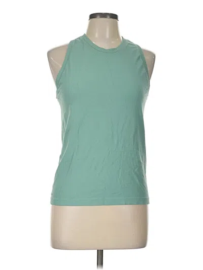 Pre-owned 90 Degree By Reflex Sleeveless T-shirt In Green