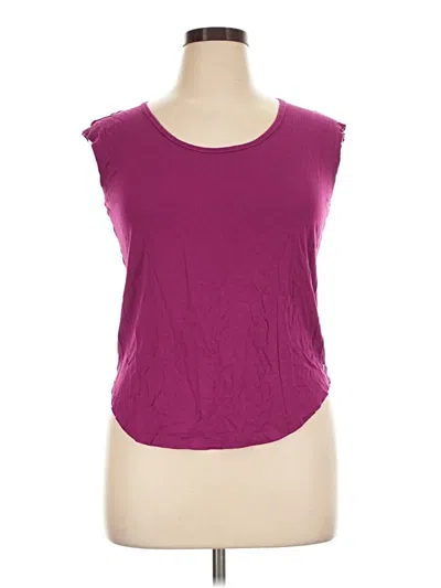 Pre-owned 90 Degree By Reflex Sleeveless T-shirt In Purple