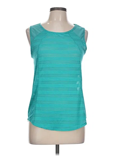 Pre-owned 90 Degree By Reflex Sleeveless T-shirt In Teal