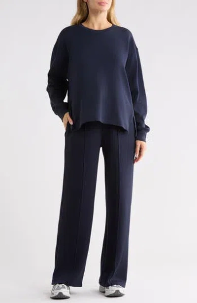 90 Degree By Reflex Softlite Fleece 2-piece Set In Blue
