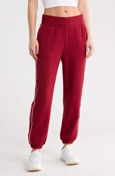 90 Degree By Reflex Softlite New Flow Joggers In Burgundy