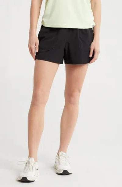 90 Degree By Reflex St. Tropez Lightstreme Shorts In Black