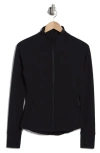 90 Degree By Reflex Stand Collar Acetivewear Jacket In Black