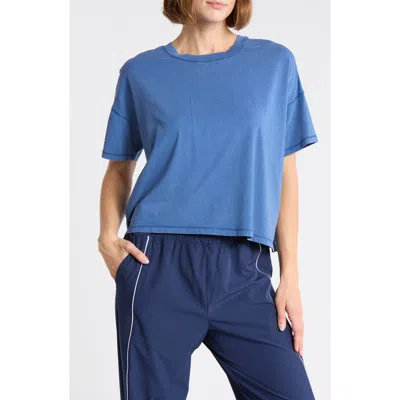 90 Degree By Reflex Stone Wash Boxy Crop T-shirt