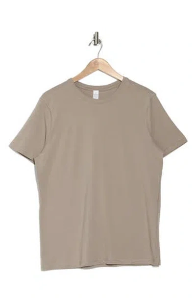 90 Degree By Reflex Stone Washed Stretch Pima Cotton T-shirt In Satellite