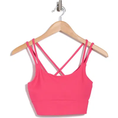 90 Degree By Reflex Strappy Rib Sports Bra