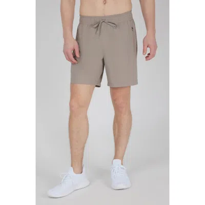 90 Degree By Reflex Stretch Tech Knit Active Shorts In Gray