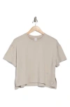 90 Degree By Reflex Super Soft Echo High/low Boxy Top In Neutral
