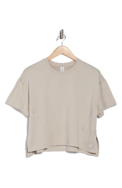 90 Degree By Reflex Super Soft Echo High/low Boxy Top In Neutral