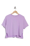 90 Degree By Reflex Supersoft Day One Boxy High-low T-shirt In Crocus Petal