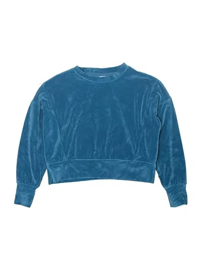 Pre-owned 90 Degree By Reflex Kids' Sweatshirt In Blue