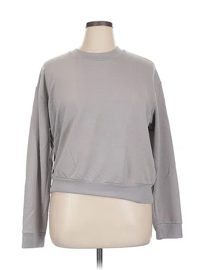 Pre-owned 90 Degree By Reflex Sweatshirt In Gray