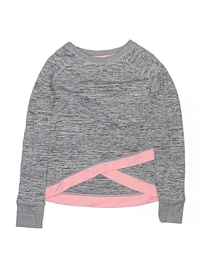 Pre-owned 90 Degree By Reflex Kids' Sweatshirt In Gray