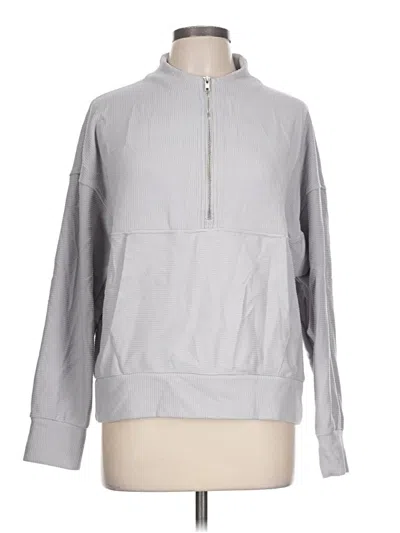 Pre-owned 90 Degree By Reflex Sweatshirt In Gray