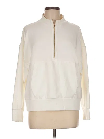 Pre-owned 90 Degree By Reflex Sweatshirt In Ivory