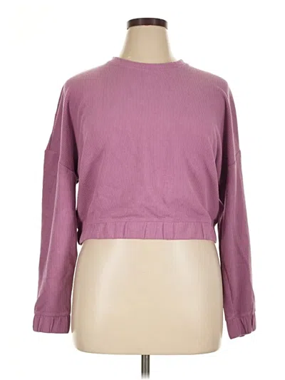 Pre-owned 90 Degree By Reflex Sweatshirt In Purple