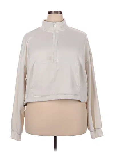 Pre-owned 90 Degree By Reflex Sweatshirt In Tan