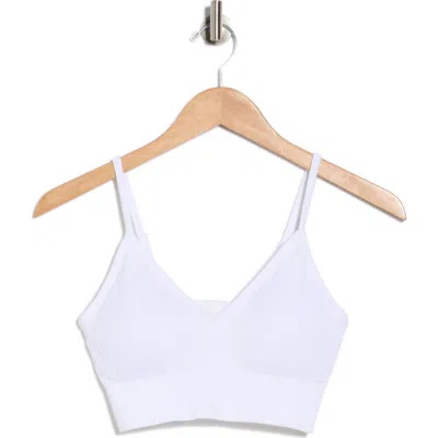 90 Degree By Reflex Sweetheart Seamless Sports Bra In White