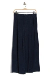 90 Degree By Reflex Swiftstride Rib Knit Wide Leg Pants In Blue