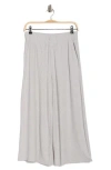 90 Degree By Reflex Swiftstride Rib Knit Wide Leg Pants In Gray