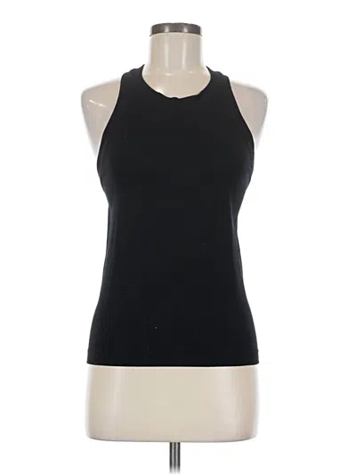 Pre-owned 90 Degree By Reflex Tank Top Black Halter Neckline Tops