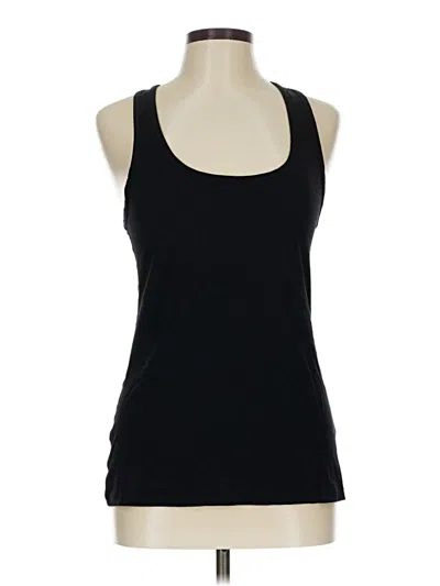 Pre-owned 90 Degree By Reflex Tank Top Black Halter Neckline Tops