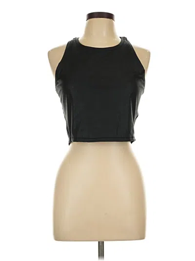 Pre-owned 90 Degree By Reflex Tank Top Black Halter Neckline Tops