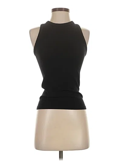 Pre-owned 90 Degree By Reflex Tank Top Black Halter Neckline Tops