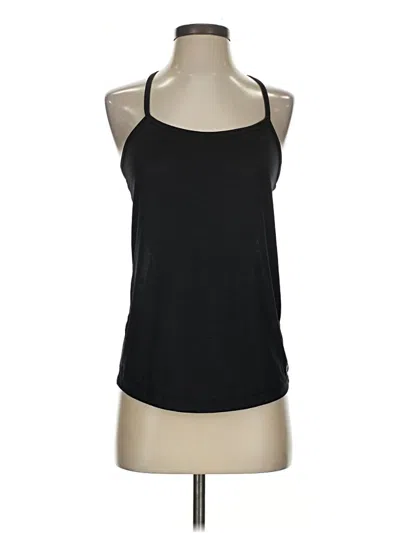 Pre-owned 90 Degree By Reflex Tank Top Black Halter Neckline Tops