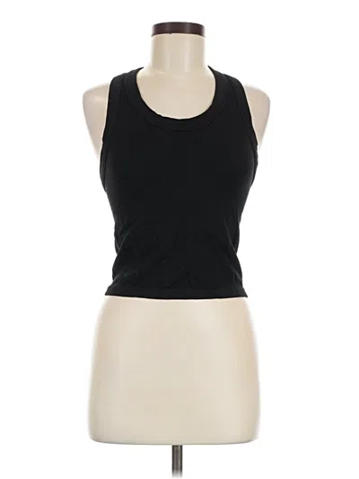 Pre-owned 90 Degree By Reflex Tank Top Black Halter Neckline Tops